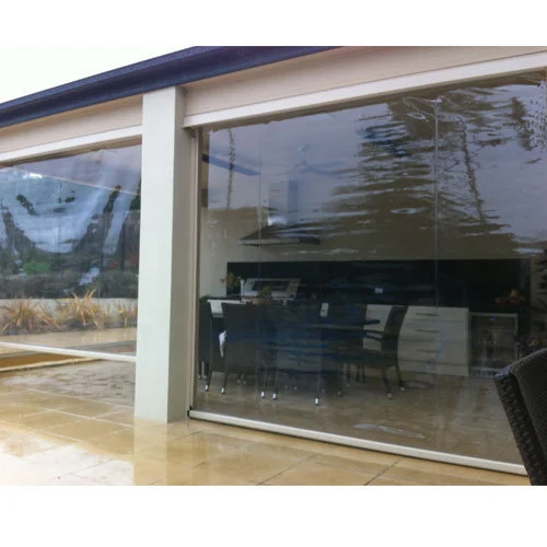 Transparent monsoon blinds